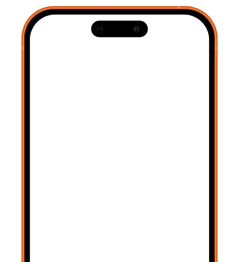 Yuno app preview shown on an iPhone